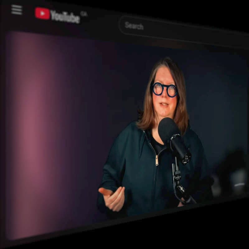 jen on youtube but skewed and distored